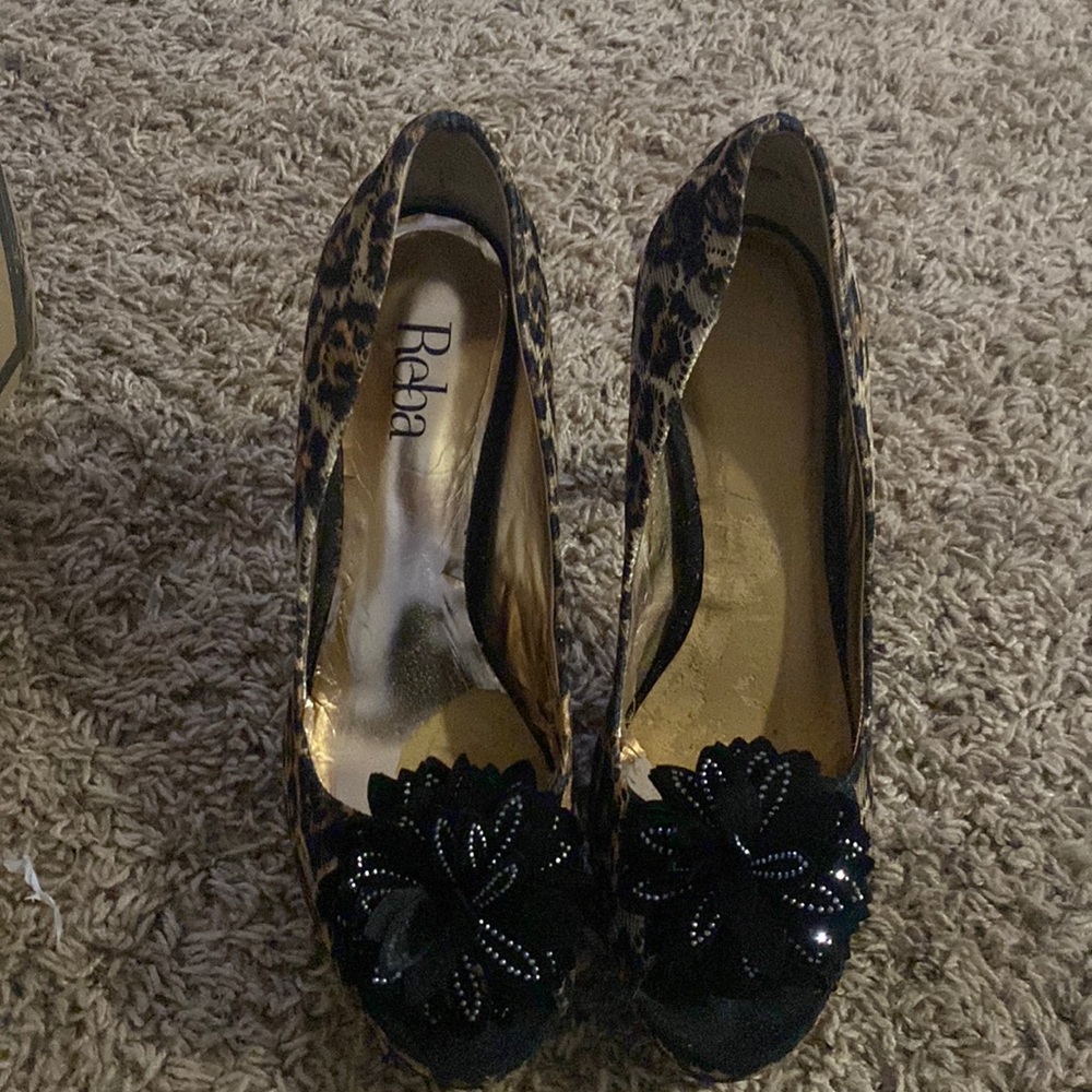 Reba Cheetah Print Heels